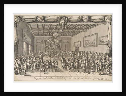 Banquet of the Piacevoli, 1627 by Stefano della Bella