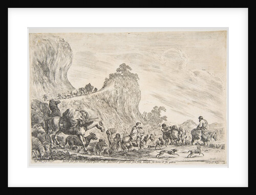 The Journey of Jacob in Egypt, ca. 1647 by Stefano della Bella