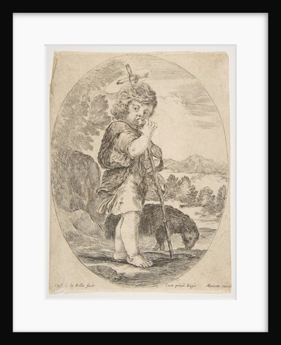 Saint John the Baptist Biting a Piece of Fruit, ca. 1641 by Stefano della Bella