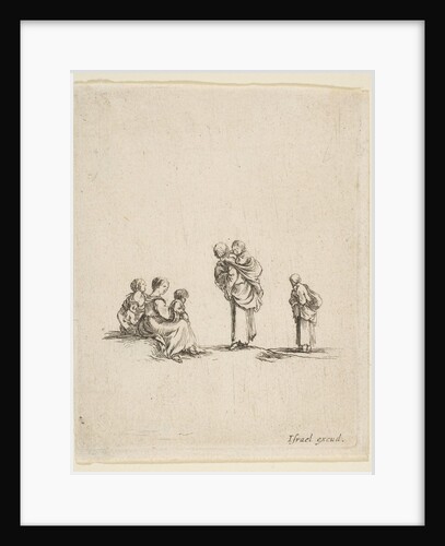 Four Beggar Women, ca. 1641 by Stefano della Bella