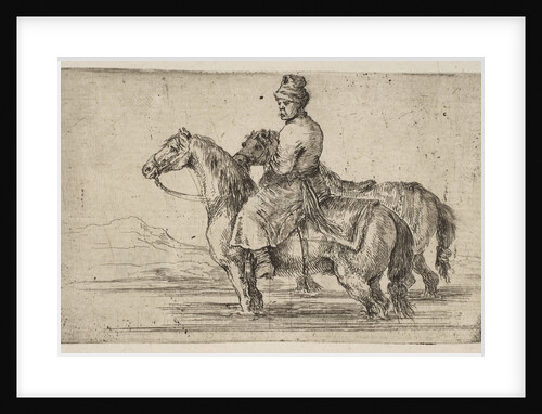 A Polish Groom Bathing Horses, ca. 1662 by Stefano della Bella