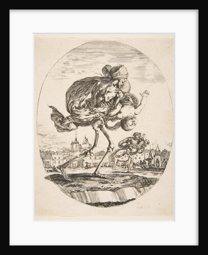 Death Carrying an Infant, from 'The five deaths', ca. 1648 by Stefano della Bella