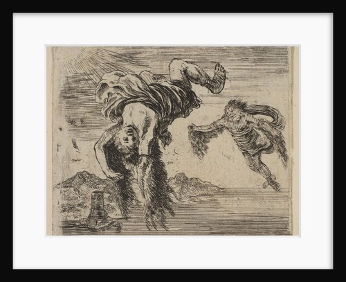 Daedalus and Icarus, from 'Game of Mythology', 1644 by Stefano della Bella