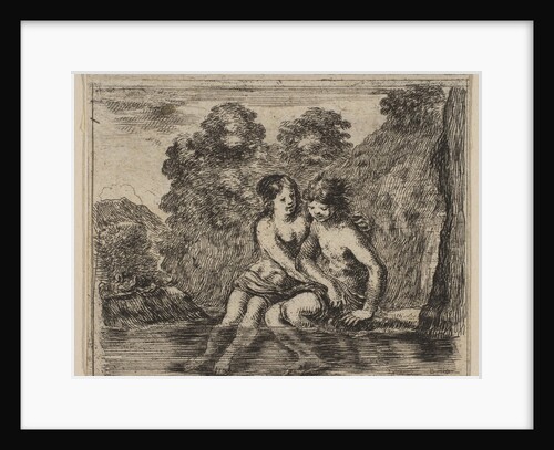 Salmacis and Hermaphrodite, from 'Game of Mythology', 1644 by Stefano della Bella