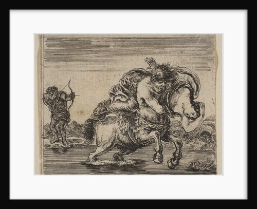 Hercules and Deianira, from 'Game of Mythology', 1644 by Stefano della Bella