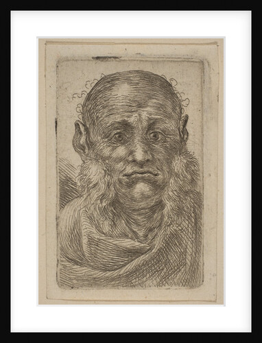 Head of Old Man by Stefano della Bella (attributed to)