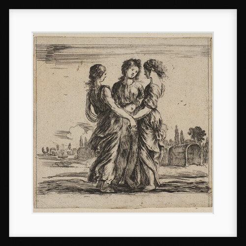 The three graces, from 'Game of Mythology', 1644 by Stefano della Bella