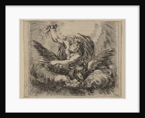 Jupiter, from 'Game of Mythology', 1644 by Stefano della Bella