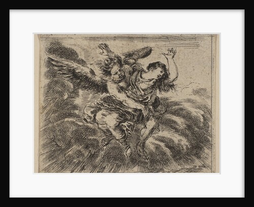 Boreas and Oreithyia, from 'Game of Mythology', 1644 by Stefano della Bella