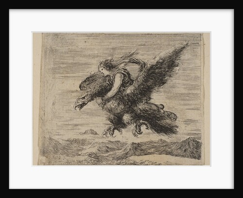 Jupiter and Ganymede, from 'Game of Mythology', 1644 by Stefano della Bella