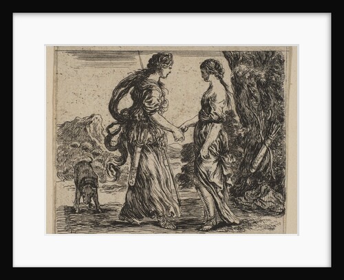 Jupiter and Callisto, from 'Game of Mythology', 1644 by Stefano della Bella