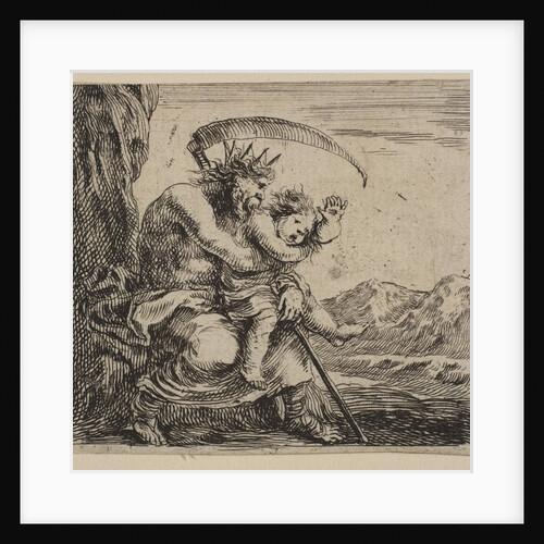 Saturn, from 'Game of Mythology', 1644 by Stefano della Bella