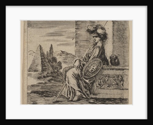 Pallas, from 'Game of Mythology', 1644 by Stefano della Bella