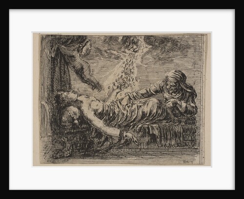 Jupiter and Danäe, from 'Game of Mythology', 1644 by Stefano della Bella