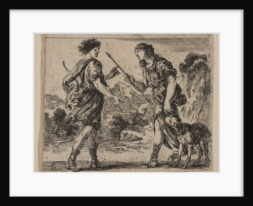 Cephalus and Procris, from 'Game of Mythology', 1644 by Stefano della Bella