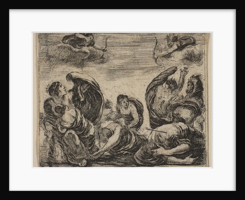 Niobe, from 'Game of Mythology', 1644 by Stefano della Bella