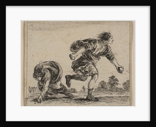 Hippomenes and Atalanta, from 'Game of Mythology', 1644 by Stefano della Bella