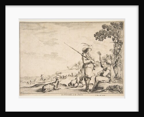 Le Florentin à la chasse, ca. 1654 by Stefano della Bella