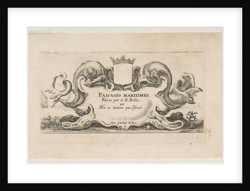 Title Page: Paisages maritimes, ca. 1644 by Stefano della Bella