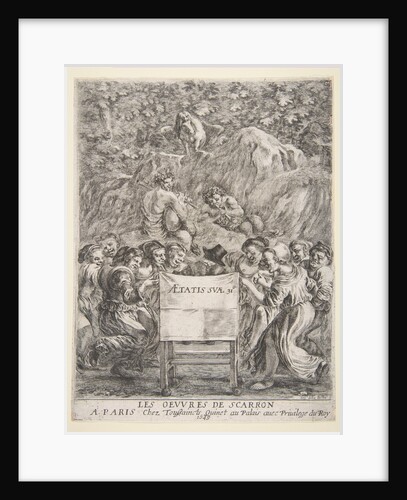 Frontispiece for Les Oeuvres de Scarron, 1649 by Stefano della Bella