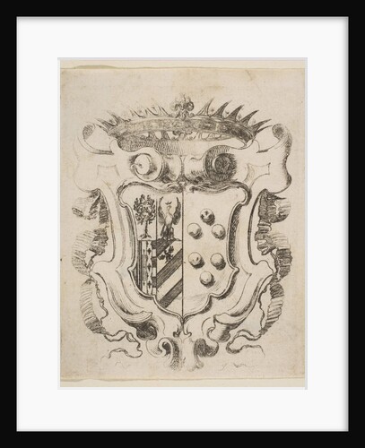 Arms of the Medici with Della Rovere, 1637 by Stefano della Bella
