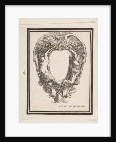 Cartouche with Duck and Nymphs, 1647 by Stefano della Bella