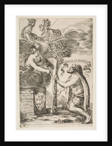 Frontispiece for Il Mercurio, III: Hercules Planting His Club, 1652 by Stefano della Bella