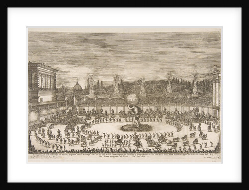 Il Mondo Festeggiante: Entrance of Cosimo III de' Medici, 1661 by Stefano della Bella