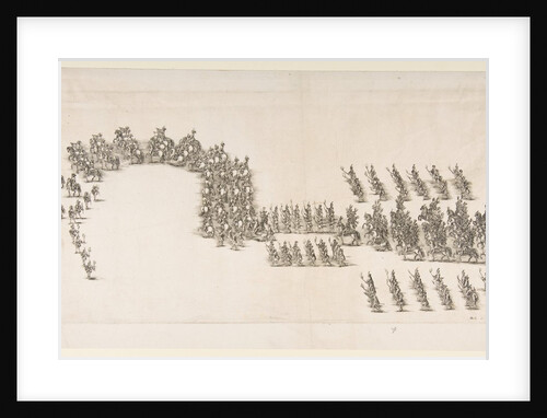 Torchlight Procession at the Modena Carrousel, 1652 by Stefano della Bella