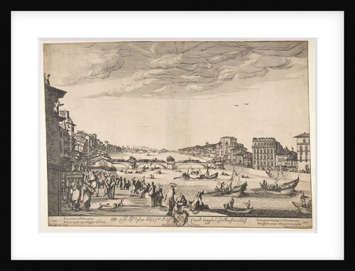 Game of the Bridge, Pisa, 1634 by Stefano della Bella