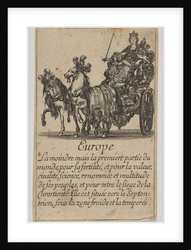 Europe, 1644 by Stefano della Bella