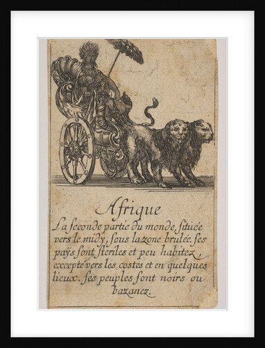 Afrique, 1644 by Stefano della Bella