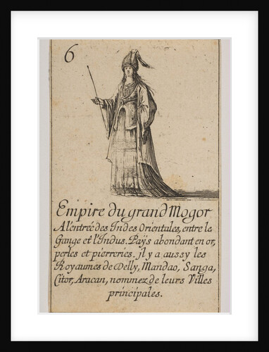 Empire du grand Mogor, 1644 by Stefano della Bella