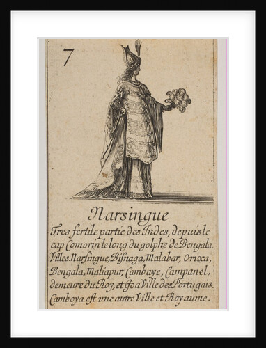 Narsingue, 1644 by Stefano della Bella