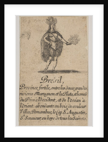 Brésil, 1644 by Stefano della Bella