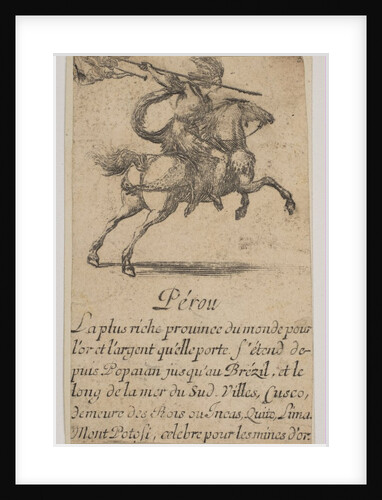 Pérou, 1644 by Stefano della Bella