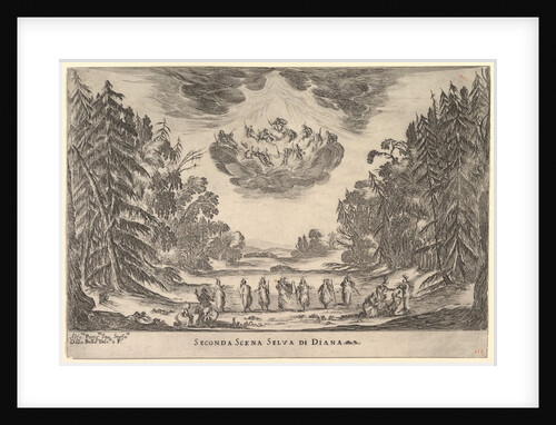 Second Scene, in Diana's forest, from 'The marriage of the gods', 1637 by Stefano della Bella