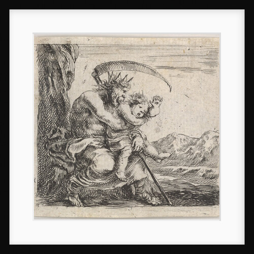 Saturn, from 'Game of Mythology', 1644 by Stefano della Bella