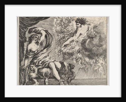 Jupiter and Semele, from 'Game of Mythology', 1644 by Stefano della Bella