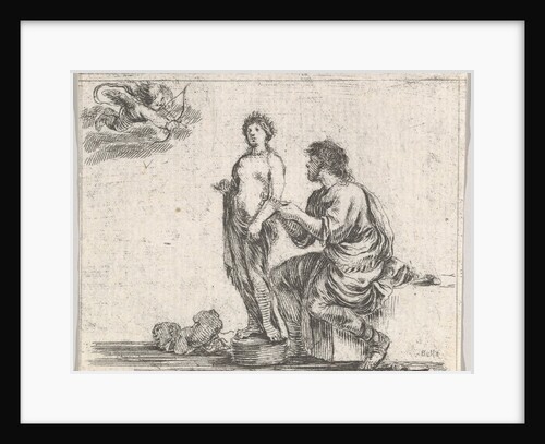 Pygmalion, from 'Game of Mythology', 1644 by Stefano della Bella