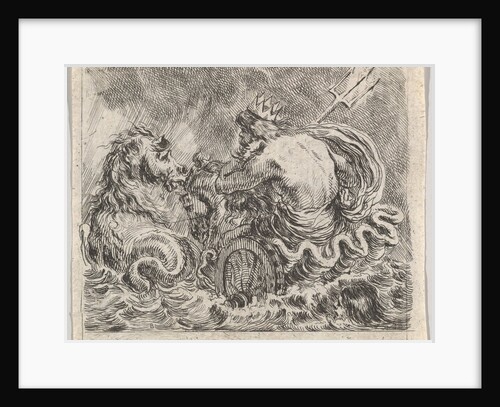 Neptune, from 'Game of Mythology', 1644 by Stefano della Bella