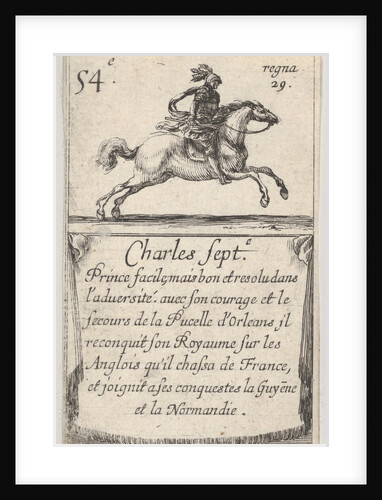 Charles Sept.-e / Prince facile…, from 'Game of the Kings of France by Stefano della Bella
