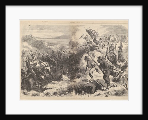 A Negro Regiment in Action, March 14, 1863 by Thomas Nast