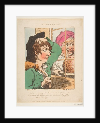 Admiration, January 20, 1800 by Thomas Rowlandson