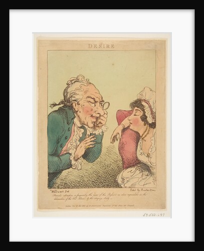 Desire, February 21, 1800 by Thomas Rowlandson