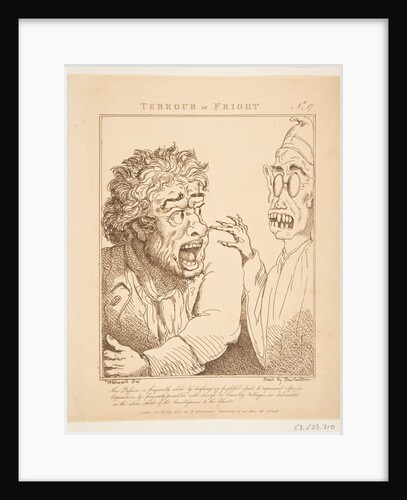 Terrour or Fright, January 21, 1800 by Thomas Rowlandson