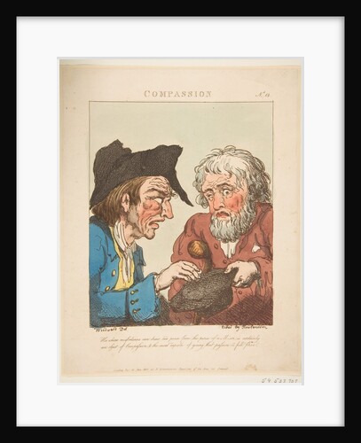 Compassion, January 21, 1800 by Thomas Rowlandson
