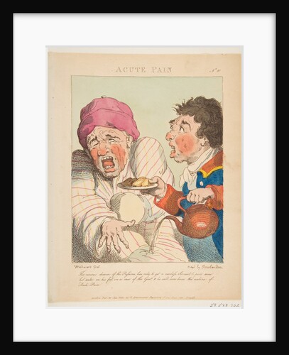 Acute Pain, January 21, 1800 by Thomas Rowlandson