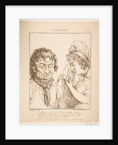 Weeping, January 21, 1800 by Thomas Rowlandson
