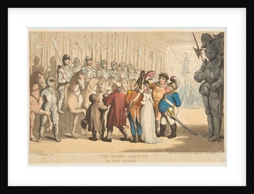 The Horse Armoury in the Tower, January 1, 1800 by Thomas Rowlandson